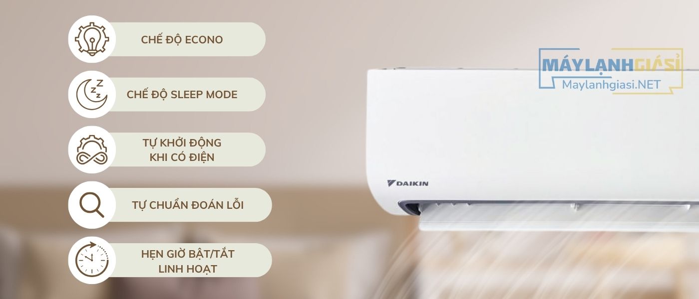 Máy lạnh Daikin Inverter FTKB25ZVMV 1HP